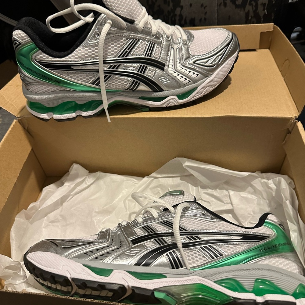 ASICS Gel Kayano 14 White Malachite Green